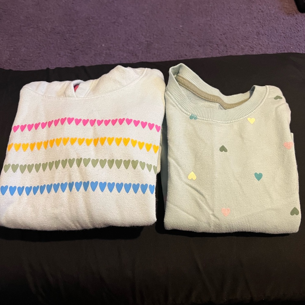 Two hoodies